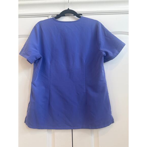 Figs Purple Size Medium Scrub Top - Picture 7 of 7